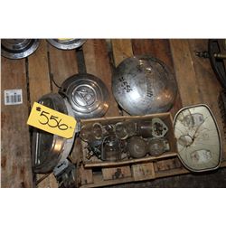 Ford and  Plymouth Hub Caps, Sediment Bowls