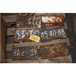 Licence Plates (6)
