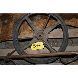 3 Very  Old Steering wheels