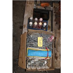 Lamp Oil, Peg Board Hooks