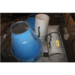 Grain Vac Cyclones & Spouts (2)