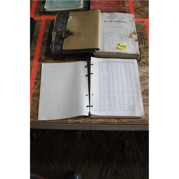 JOHN DEERE #55 COMBINE & WATERLOO BOY SERVICE MANUAL