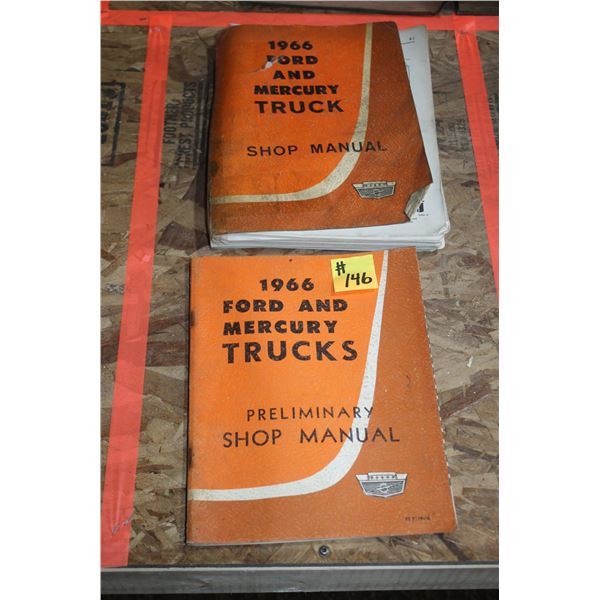 FORD 1966 FORD & MERCURY TRUCK SHOP MANUAL