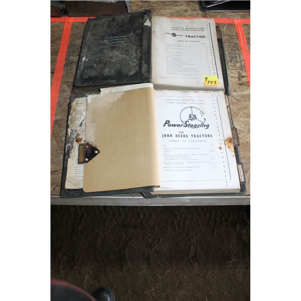 JOHN DEERE MODEL 40 SERVICE MANUAL; POWER STEERING MANUAL