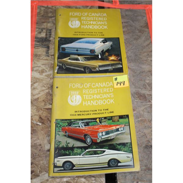 1968 FORD TECHNICIANS HANDBOOK