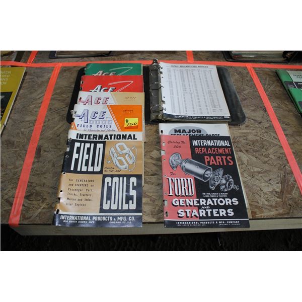 GENERATOR/FIELD COIL PARTS LIST