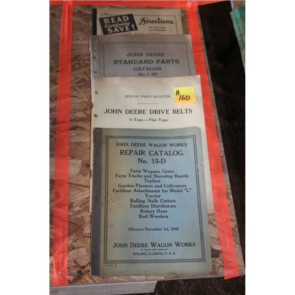 JOHN DEERE REPAIR-PARTS MANUALS