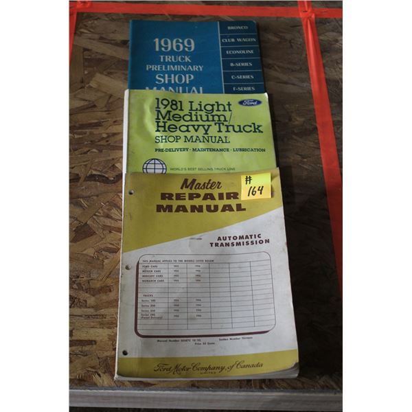 1969 & 1981 FORD TRUCK SHOP MANUAL