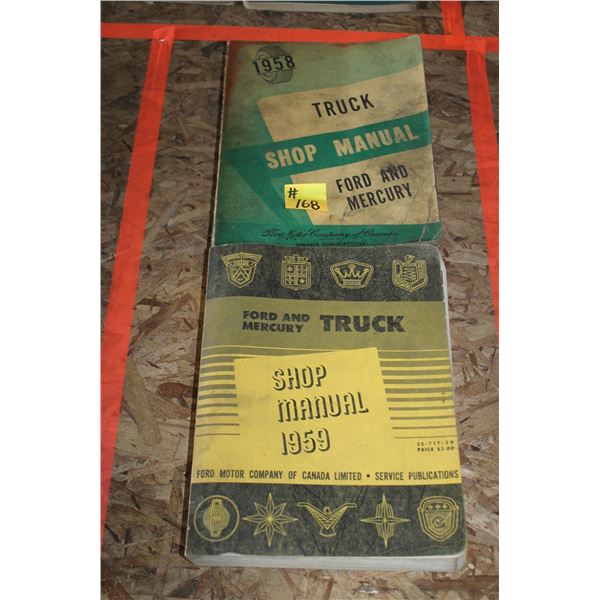 1958-59 FORD SHOP MANUALS