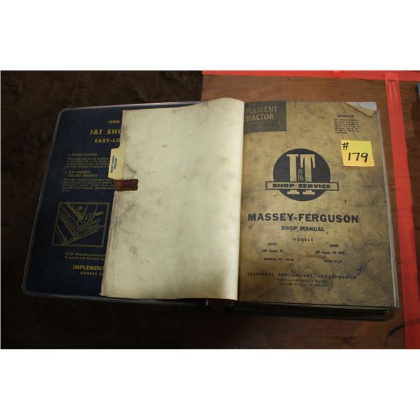 IT MASSEY-FERGUSON SHOP MANUAL