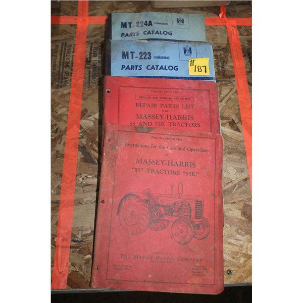 IHC & MASSEY HARRIS PARTS & REPAR CATALOG