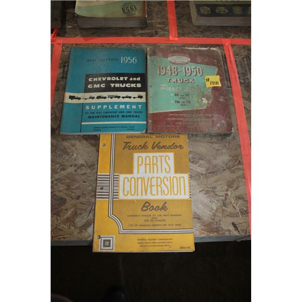 1948-50 CHRYSLER TRUCK PARTS; GM MAINTENANCE MANUAL