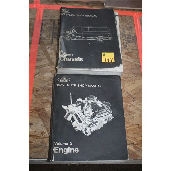 1975 FORD TRUCK SHOP MANUALS
