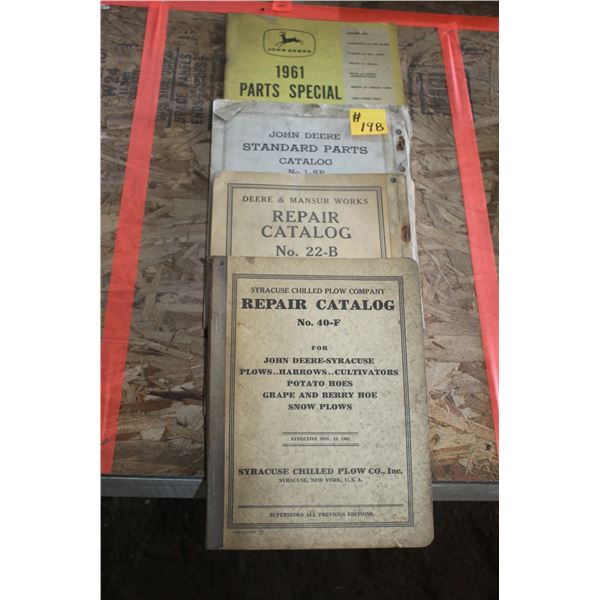 JOHN DEERE REPAIR & PARTS CATALOGS