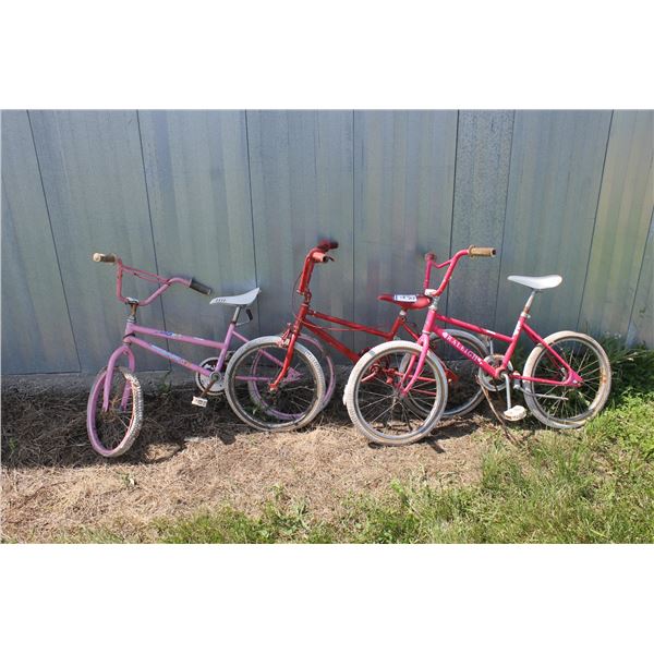 3 CHILDREN BICYCLES