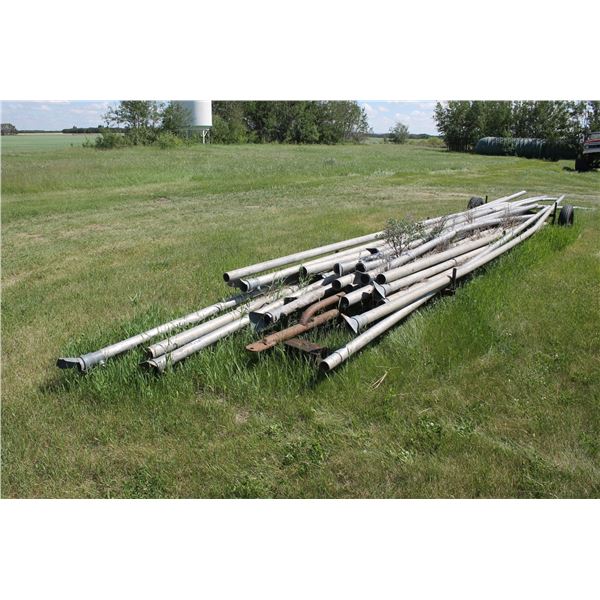 QUANTITY OF IRRIGATION PIPE C/W TRAILER