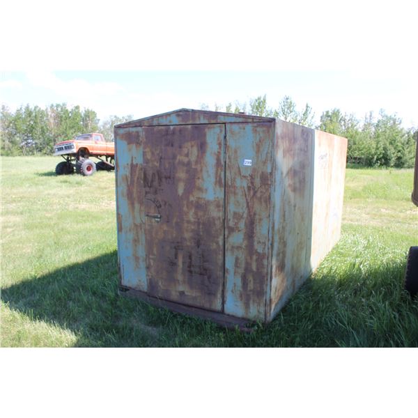 APPROX. 6’ X 12’ METAL BUILDING