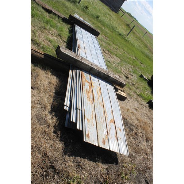 APPROX 10 SHEETS MISC TIN