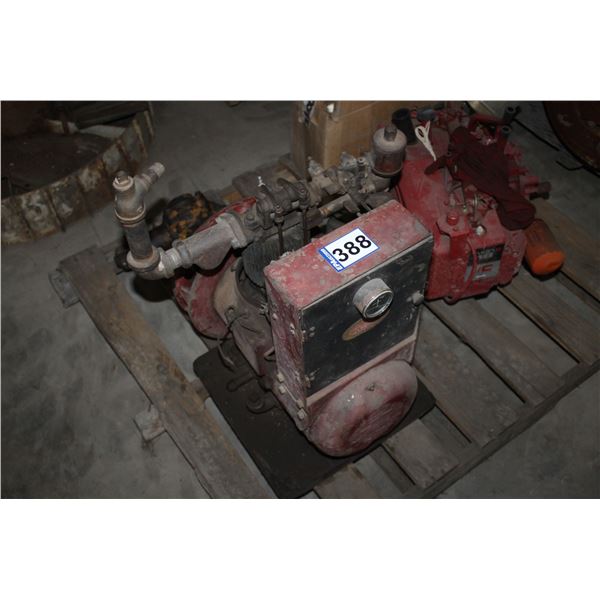 BRIGGS & STRATTON 18 HP ENGINE NOT SEIZED;  ANTIQUE BRUCE ROBINSON GENERATOR