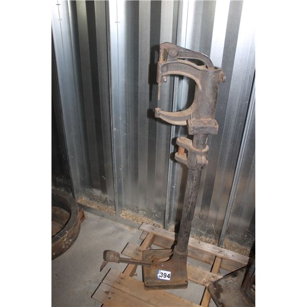 ANTIQUE BRAKE/CLUTCH FOOT OPERATED RIVETER