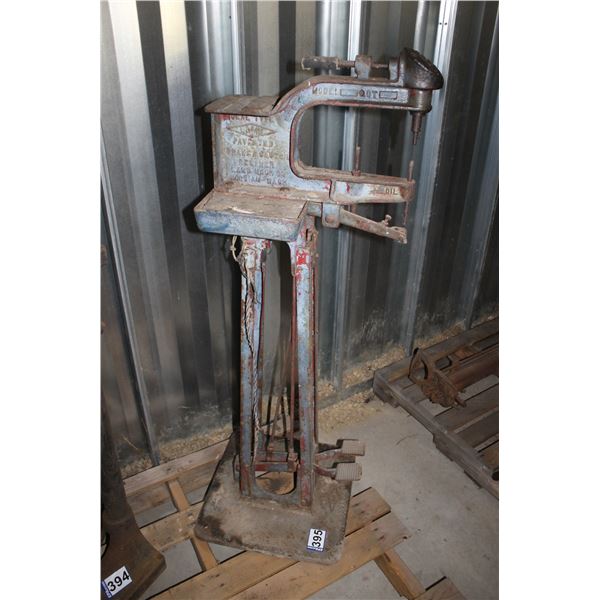 ANTIQUE BRAKE/CLUTCH FOOT OPERATED RIVETER