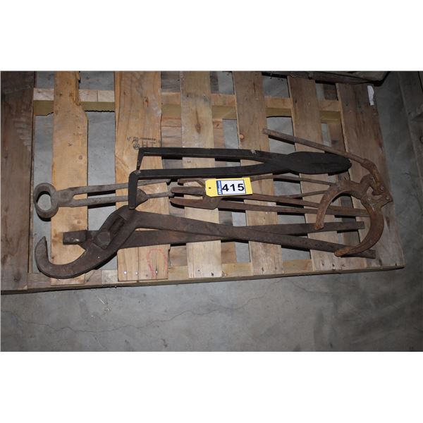 BLACKSMITH SHEARS; CLAMPS; PLIERS