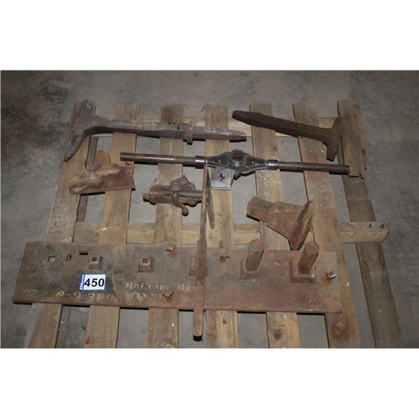 ANTIQUE ANVIL ACCESSORIES; PUNCH TOOLING