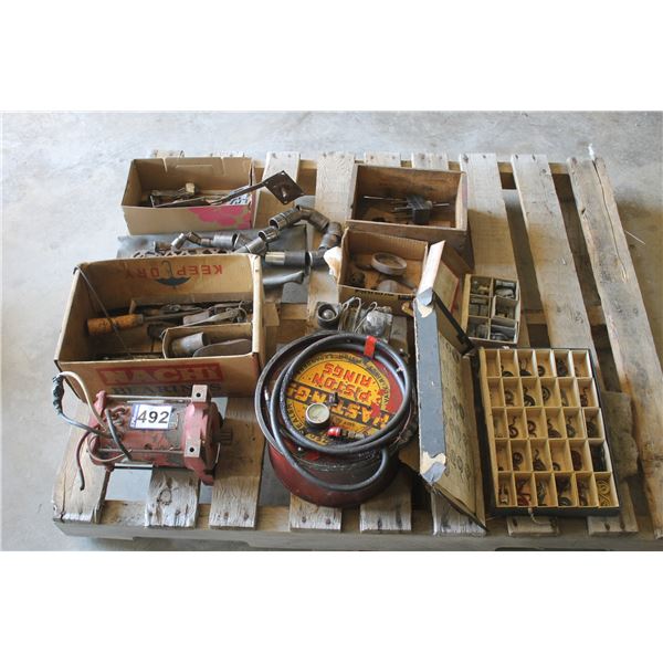 ENGINE PRE LUBE ASSEMBLY; 1928-39 DOOR LOCK SPRINGS;