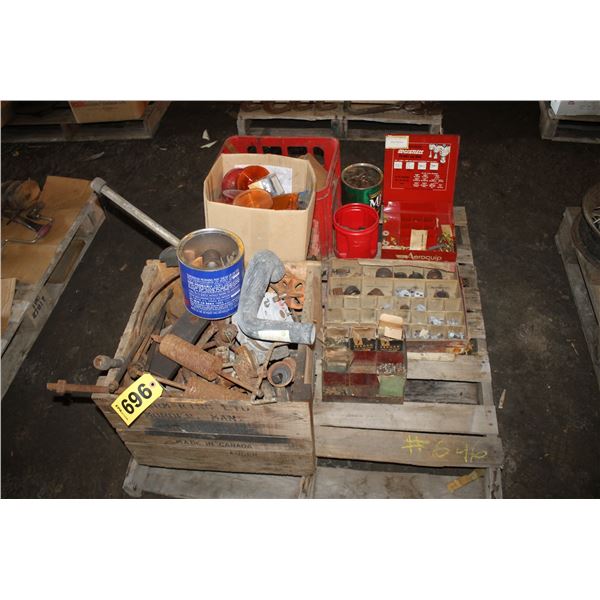 MISCELLANEOUS BOLTS; SCREWS; RIVETS; AIR EQUIP FITTINGS; SPRING ASSORTMENT