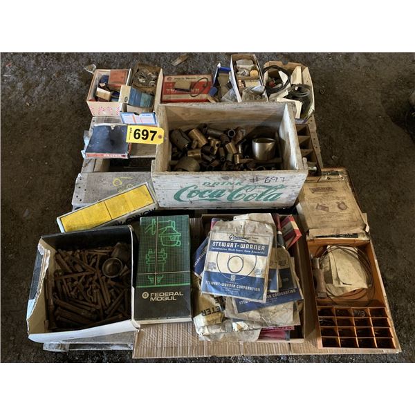 SPEEDOMETER PARTS; BRASS BUSHINGS; LEAF SPRING CENTER BOLTS; STARTER; FUEL PUMP; WATER PUMP