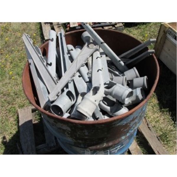 CHAIN LINK FENCE; BARBED ARM CAPS