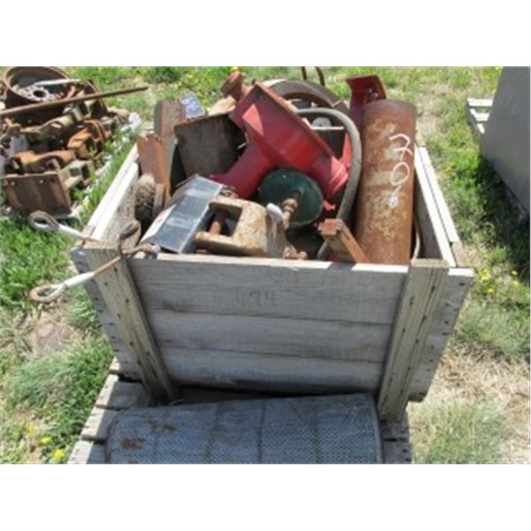 STEEL WIRE ROPE SLING; (1) 3" X 3" X 29"; (1) 2.50" X 2.50" X 25" TOOL HOLDERS