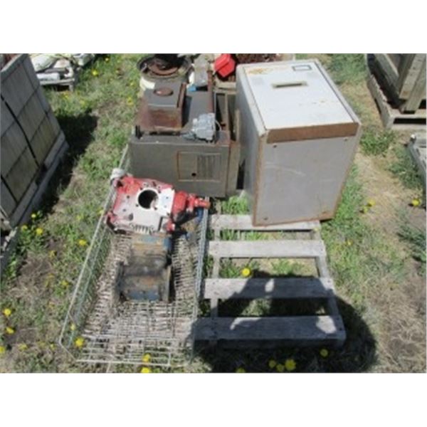 NATURAL GAS HEATER; FILING CABINET