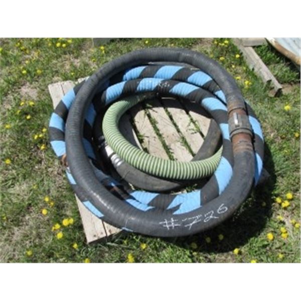 3" SUCTION/DISCHARGE HOSE C/W CAM LOCKS