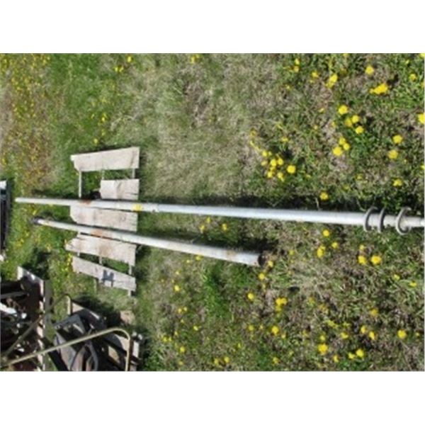 2 GALVANIZED EXTENDABLE POLES