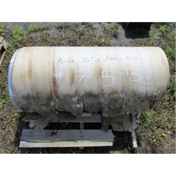 3' X APPROX 33' - 20 GAUGE SHEETING