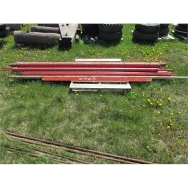 8 ROLLERS. (2) 4" X 9'; (6) 3" X 10'