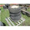 Image 1 : (4) 9.50 X 16 IMPLEMENT TIRES C/W RIMS