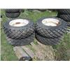 Image 1 : (4) 9.50 X 16 IMPLEMENT TIRES C/W RIMS