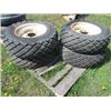 Image 1 : (4) 9.50 X 16 IMPLEMENT TIRES C/W RIMS