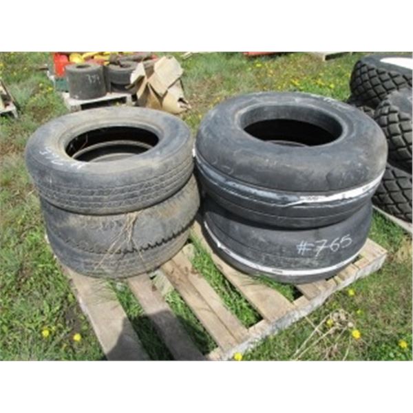 3 AUTO TIRES; 30 X 11.50-14.5 IMPLEMENT TIRES