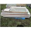 Image 1 : ASSORTED GLASS DOORS C/W WINDOW