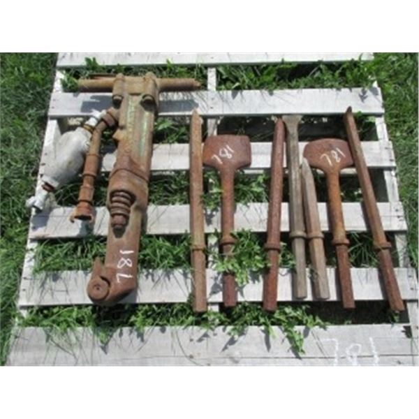 CLEVELAND JACK HAMMER; OILER; ATTACHMENT BITS