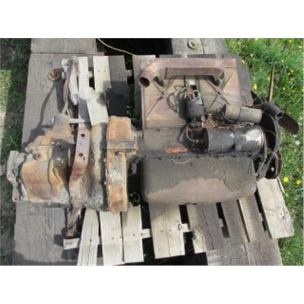 CHEVROLET 4 CYLINDER ENGINE C/W TRANSMISSION