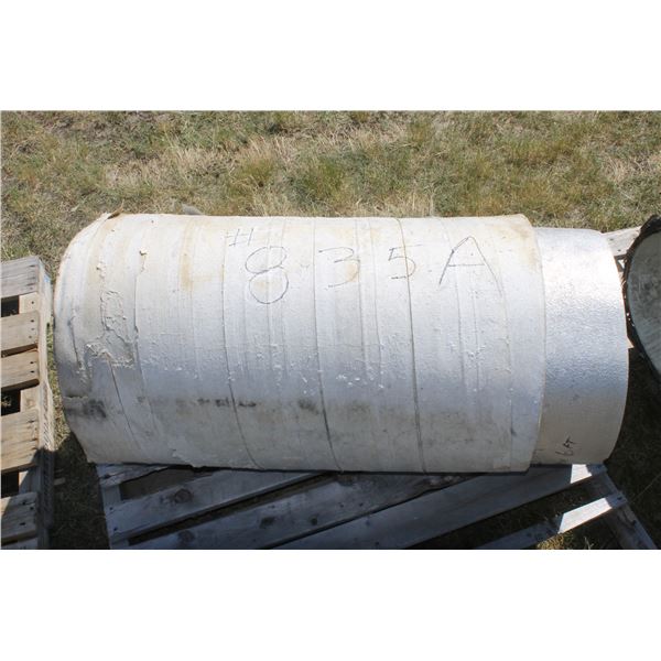 BOILER 835 3' X APPROX 6' X 15 GUAGE METAL SHEETING