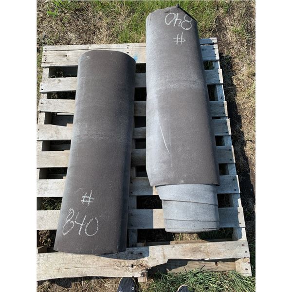 2 ROLLS OF ASPHALT ROOFING SHEETING (37" WIDE)