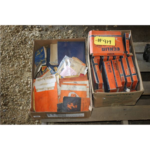 2 BOXES OF CARBURATOR PARTS