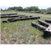 Image 1 : 5 -12' X 14" X 14' TIMBERS C /W POLES (ALL FOR ONE MONEY)