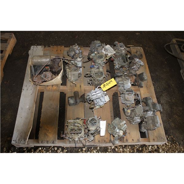 PALLET OF APPROX 22 CARBURATORS