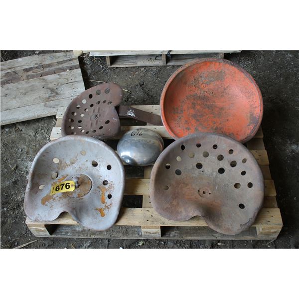 4 TRACTOR SEATS